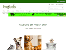 Tablet Screenshot of breeds.com.br